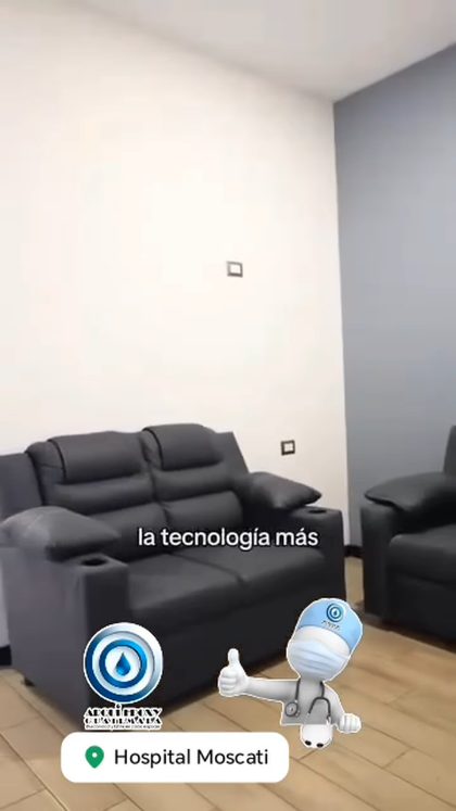 Poster de un testimonio en un entorno hospitalario con acabado epóxico
